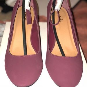 Size 9 Qupid MELBA-04X Burgundy